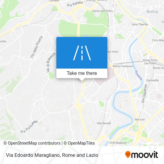 Via Edoardo Maragliano map