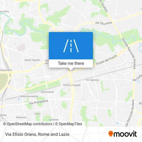 Efisio Orano Street map