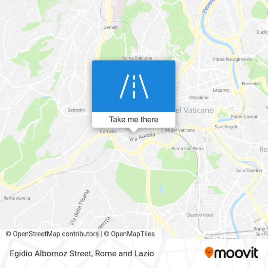 Egidio Albornoz Street map