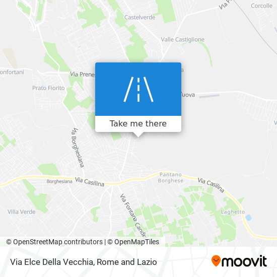 Via Elce Della Vecchia map