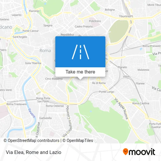 Via Elea map