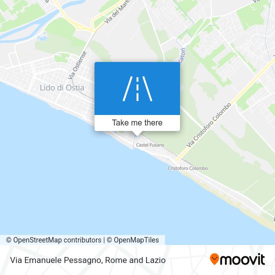 Via Emanuele Pessagno map