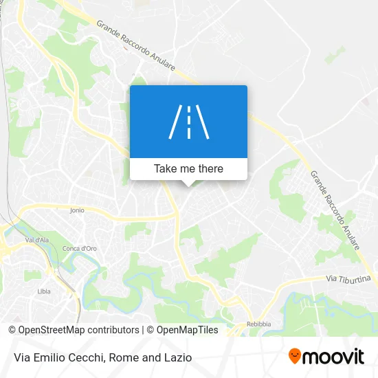 Emilio Cecchi Street map