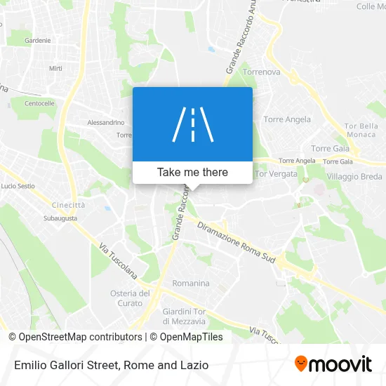 Emilio Gallori Street map