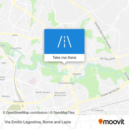 Via Emilio Lagostina map