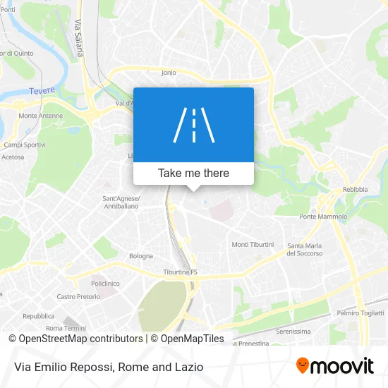 Emilio Repossi Street map