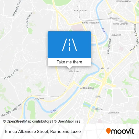 Enrico Albanese Street map
