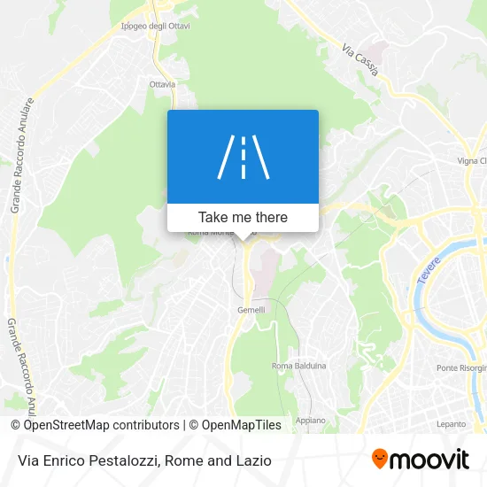 Via Enrico Pestalozzi map