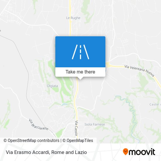Via Erasmo Accardi map