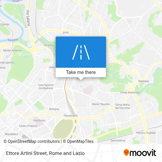 Ettore Artini Street map