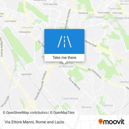 Ettore Manni Street map
