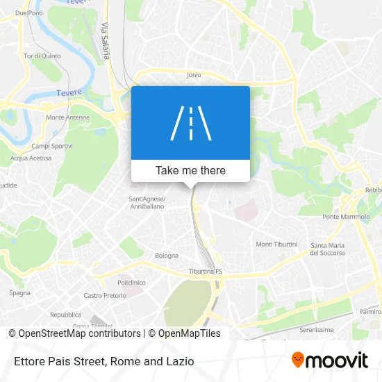 Ettore Pais Street map