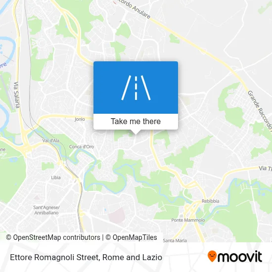 Ettore Romagnoli Street map