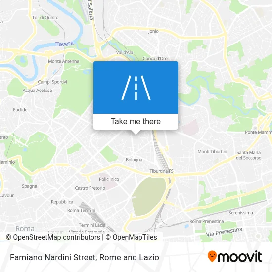 Famiano Nardini Street map