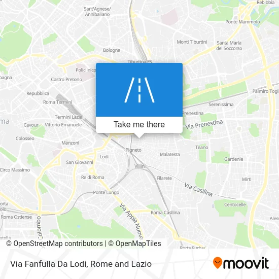 Fanfulla da Lodi Street map