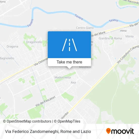 Federico Zandomeneghi Street map