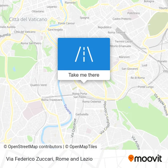 Federico Zuccari Street map