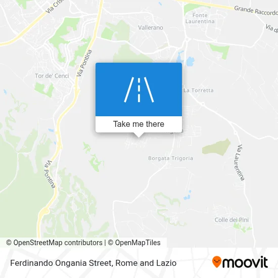 Ferdinando Ongania Street map