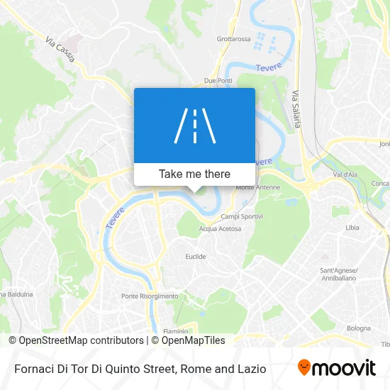 Fornaci Di Tor Di Quinto Street map