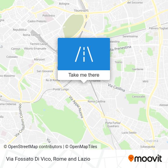 Via Fossato Di Vico map