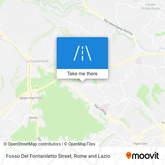 Fosso Del Fontaniletto Street map