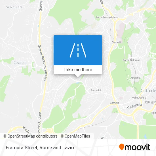 Framura Street map