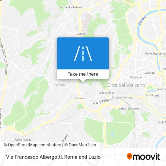 Francesco Albergotti Street map