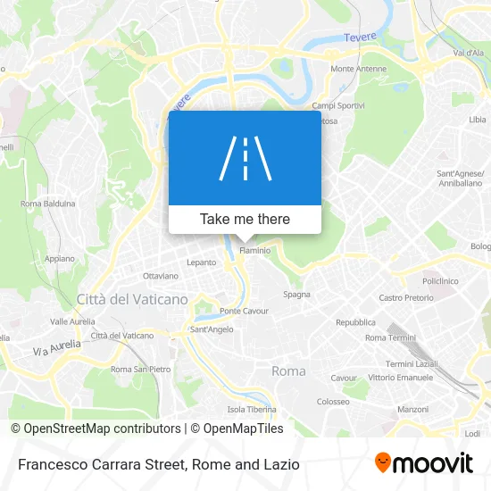 Francesco Carrara Street map
