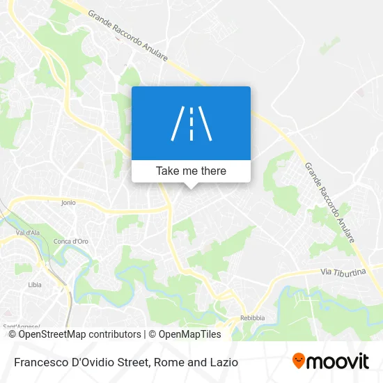 Francesco D'Ovidio Street map