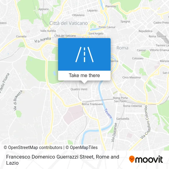 Francesco Domenico Guerrazzi Street map