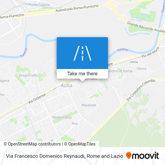 Via Francesco Domenico Reynaudi map