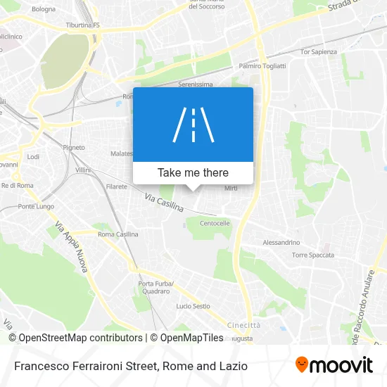 Francesco Ferraironi Street map