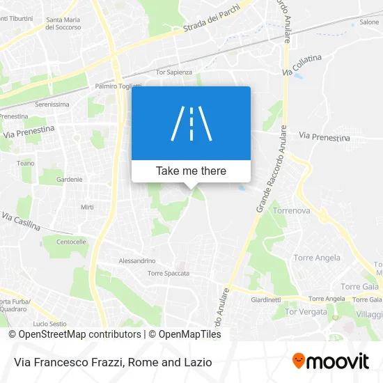 Francesco Frazzi Street map