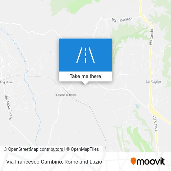 Via Francesco Gambino map