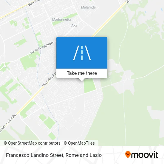 Francesco Landino Street map