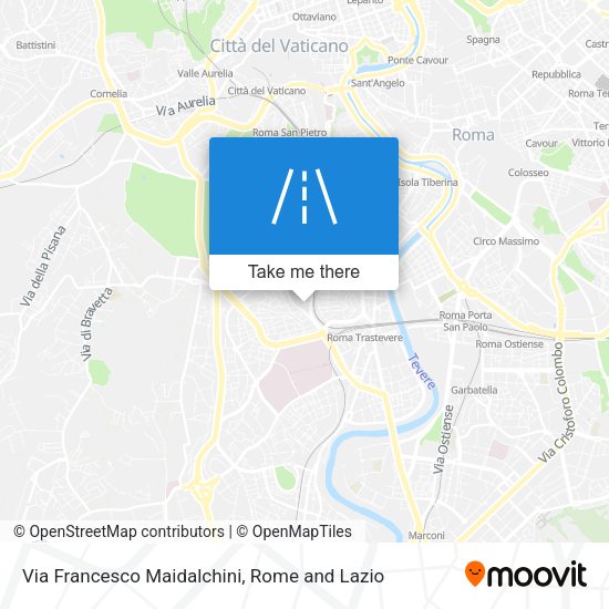 Via Francesco Maidalchini map