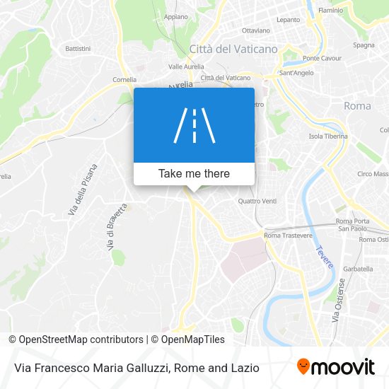 Via Francesco Maria Galluzzi map