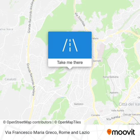 Francesco Maria Greco Street map