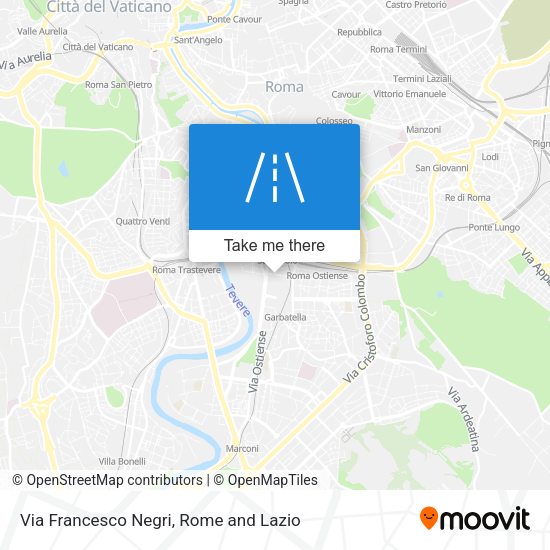 Via Francesco Negri map