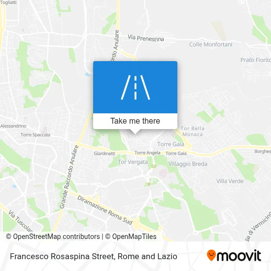 Francesco Rosaspina Street map