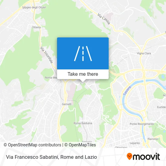 Francesco Sabatini Street map