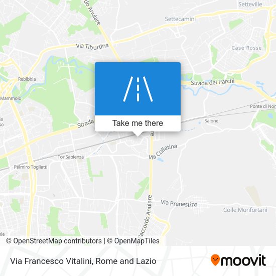 Via Francesco Vitalini map