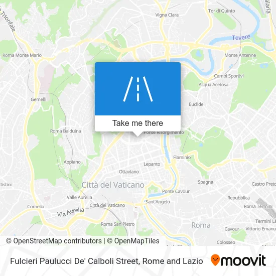 Fulcieri Paulucci De' Calboli Street map