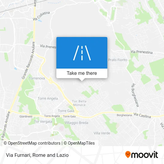 Via Furnari map