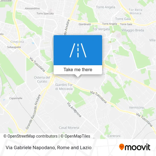 Via Gabriele Napodano map