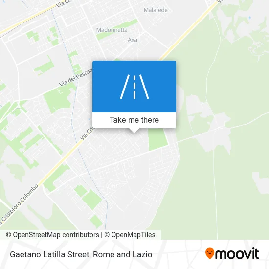 Gaetano Latilla Street map