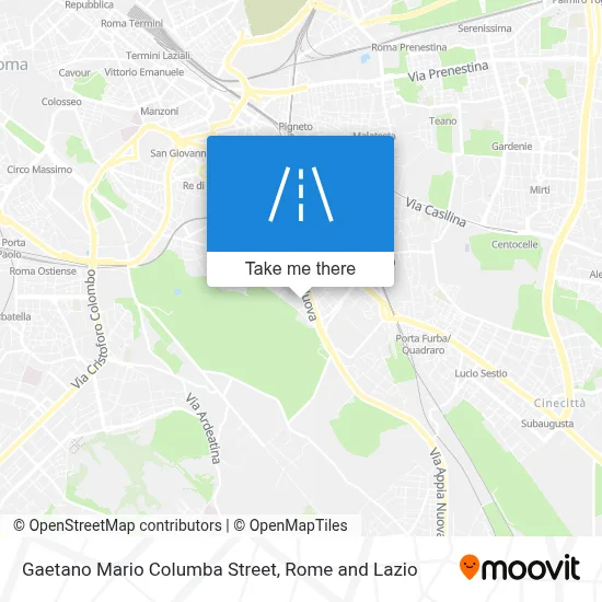 Gaetano Mario Columba Street map