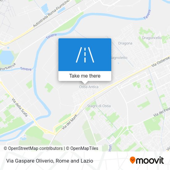 Via Gaspare Oliverio map