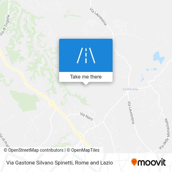 Via Gastone Silvano Spinetti map