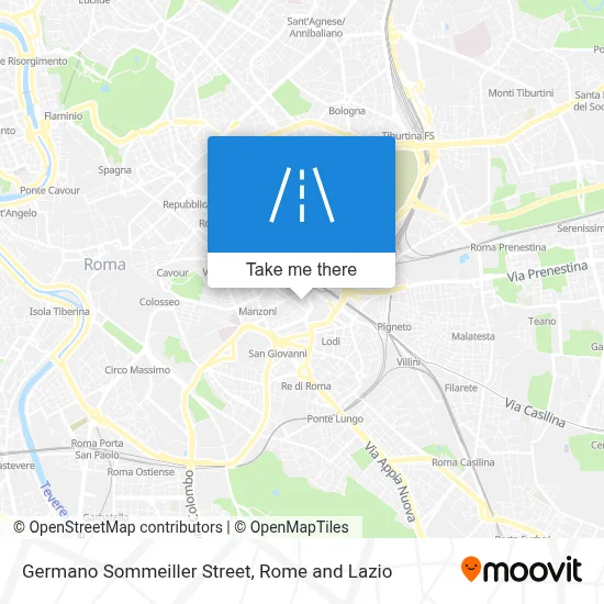 Germano Sommeiller Street map